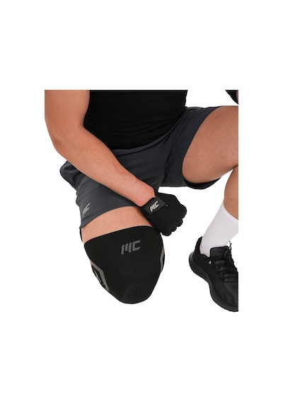 Musclecloth Elastik Spor Dizlik Tekli Paket Siyah Siyah