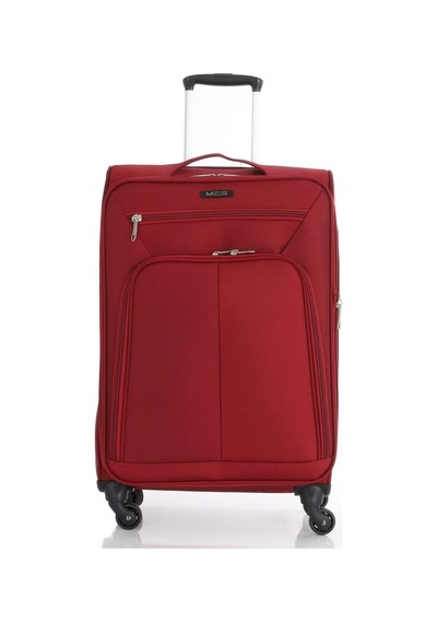 Mçs Üçlü Lüx Kumaş Valiz Seti V116 Bordo