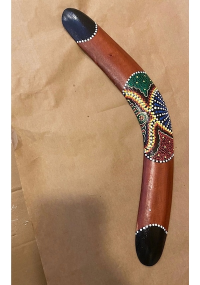 Bumerang Ahşap Orta Boy 40 Cm