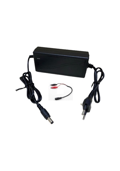 Ayrex Pilsan 12 Volt Akülü Arab İle Uyumlu - 13.8 Volt Akü Şarj Cihazı Şarj Aleti Adaptör