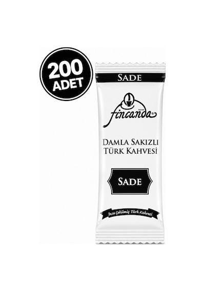 Okkalı Fincanda Tek Kullanımlık Türk Kahvesi Damla Sakızlı 200 Adet