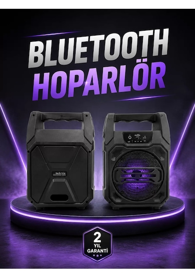 Hepsi 6.5 İnç Kablosuz Hoparlör Bluetooth Bağlantılı Yüksek Ses Najmaddin