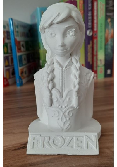 Frozen Elsa Ve Anna Taş Biblo Çocuk Boyama Etkinliği