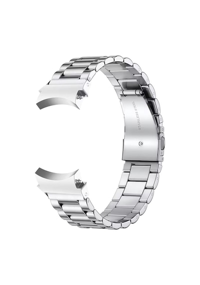 Forzacase Samsung Galaxy Watch 7 40mm İle Uyumlu Metal Baklalı Kordon Kayış - Fc790 Gümüş