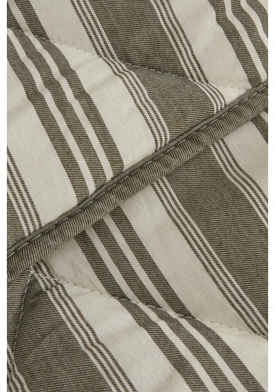 Karacahome Sarah Anderson Barlet Tek Kişilik Comfort Set Çizgili Yeşil