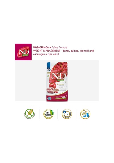 Quinoa Tahılsız Tüy Yumağı Önleyici Yetişkin Kedi Maması 1,5kg