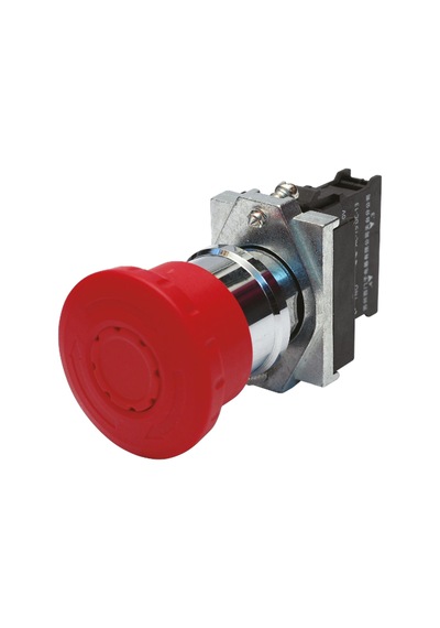 Siemens 3sb6160-1hb20-1ca0 - 22mm 1 Nc Acil Stop Mantar Butonlar Metal Çevir-kur