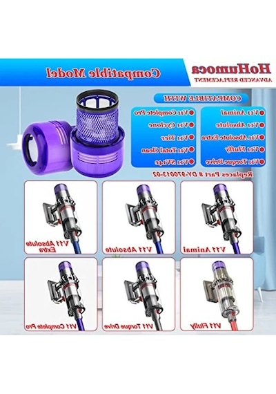 Yıkanabilir Yedek Filtre, Dy-son V11 Serisi Elektrikli Süpürge İle Uyumlu