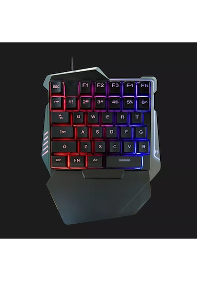 Hk Tech G7 Rgb Tek El 35 Tuşlu Kablolu Oyun Klavyesi