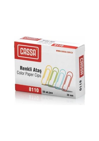 Cassa Pvc Kaplı Renkli Ataş 28 Mm