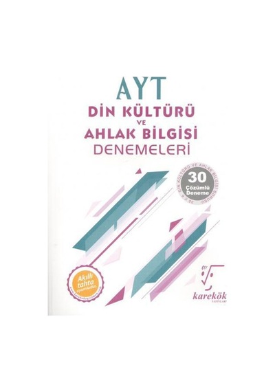 Ayt Din Kültürü ve Ahlak Bilgisi Denemeleri Karekök Yayınları N11.28988