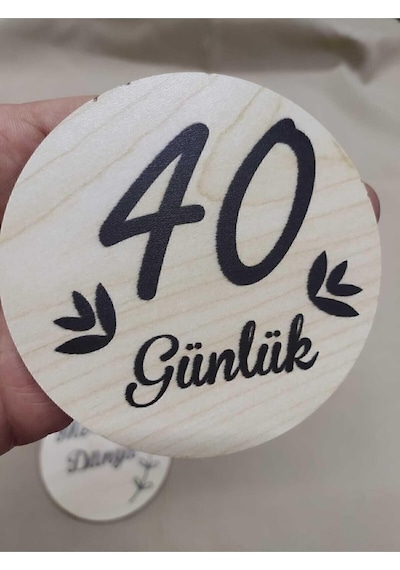 12 Aylık Plak Seti Ahşap Bebek Fotoğraf Kartları, Ilklerim Seti, Anı Kartları,hobbeb003,1 Yaş