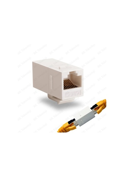 RJ45 Cat6 Keystone Konnektör Jack Dişi-Dişi Ara Adaptör