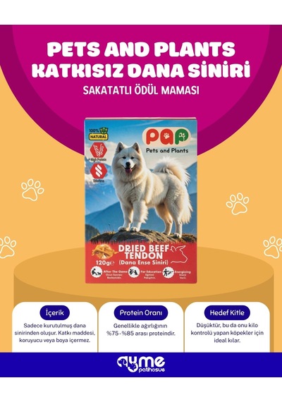 Pets And Plants Pap Dana Ense Sinir Sakat Et 120 G