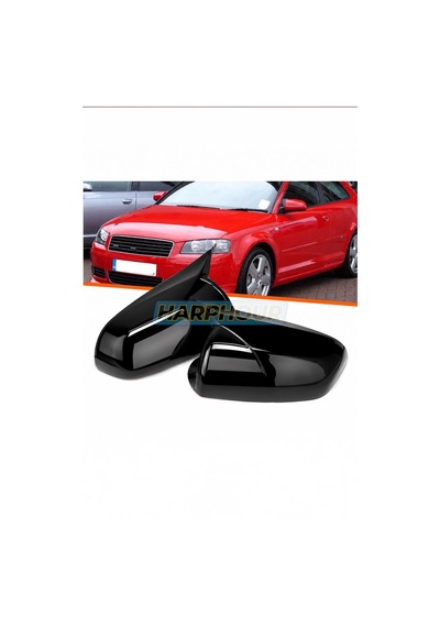 Audi A6 Yarasa Ayna Kapağı 2005-2008 C6 Uyumlu Pianoblack İthal Abs Plastik A+ Kalite