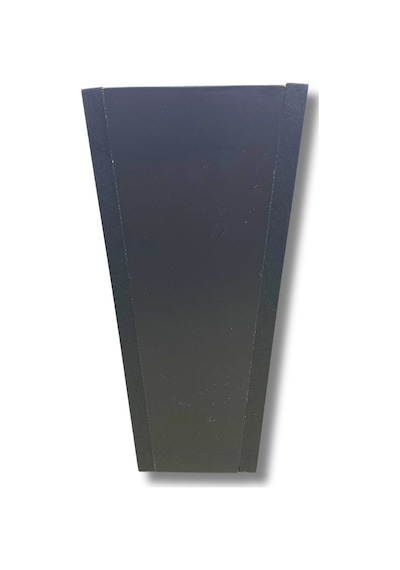 Cihan Çiçekçilik Antrasit Ahşap Mdf Vazo Saksı 19x19x38 Cm Iç Mekan Saksısı Çok Renkli