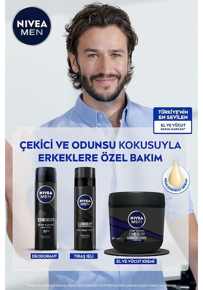 Nivea Men Deep Dimension Erkek Sprey Deodorant 3 x 150 ML