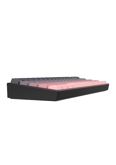 Ak680 Kırmızı Switch Hot-swap Kablolu Mekanik Oyuncu Gaming Klavye - Pembe