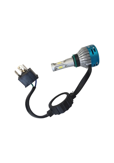 Motosiklet M3 Üniversal Led Zenon 5000l Beyaz Işık Ampul Mfk Siyah