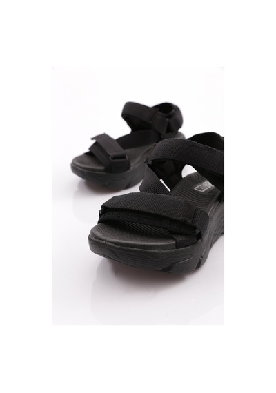 Dgn Ss0001-0178 Kadin Cirtli Sandalet Siyah