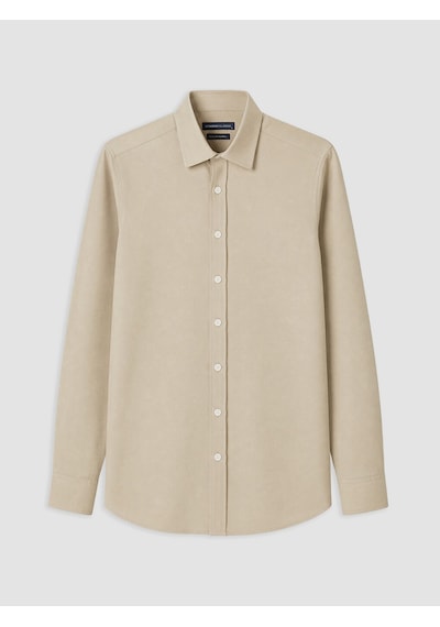 Lcwaıkıkı Classic Bej Regular Fit Erkek Gömlek