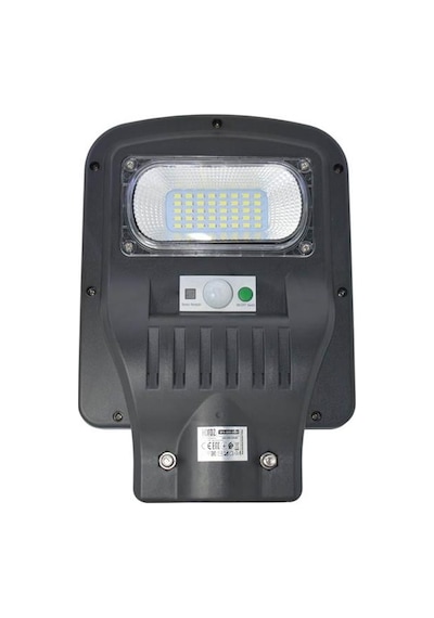 Horoz 50w Siyah Led Solar Güneş Enerjili Lamba Sokak Armatür Beyaz Işık 2cm