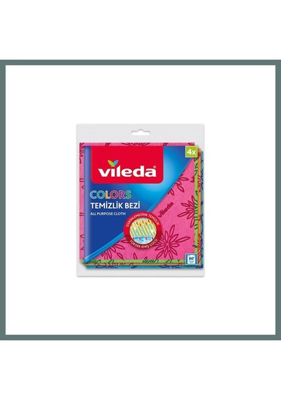 Bezos Mikrofiber Colors Temizlik Bezi 4 Lü Ventra Çok Renkli