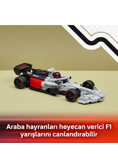 LEGO® Speed Champions Audi Revolut F1® Team R26 Yarış Arabası 77259 - 10 Yaş ve Üzeri Çocuklar için Oyuncak Yapım Seti (215 Parça)