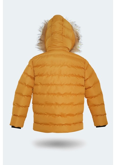 Slazenger Napolı I Unisex Çocuk Mont & Kaban Hardal