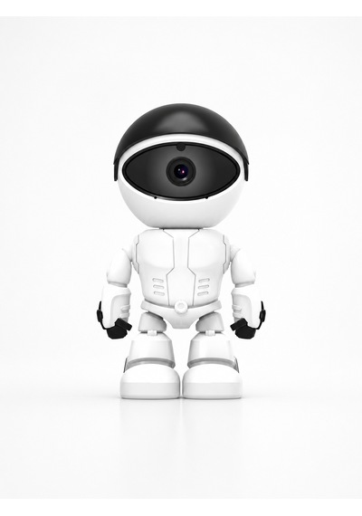 1080p Robot Görünümlü Wifi Ip Bebek Bakıcı Güvenlik Kamerası Kablosuz Gece Görüşlü Robot Camera