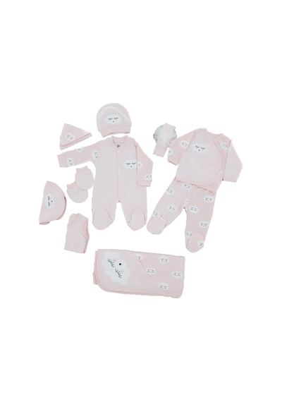 Eda Baby Neşelibebek 1435 Erkek 10 Lu Hastane Çıkışı Pembe