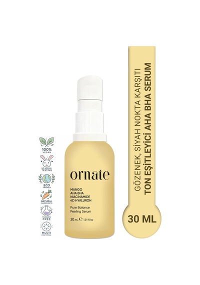 Gözenek, Siyah Nokta Karşıtı Ton Eşitleyici Aha Bha, Niacinamide Cilt Bakım Serumu