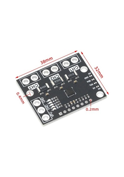 Devremarkt 3 Kanal Ina3221 Voltaj Akım Güç Izleme Sesör Modülü 26v 100a Iıc Haberleşme Yüksek Hassasiyet