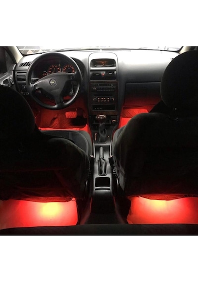 12 Ledli Kumandalı Ayak Altı Led Araç İçi Aydınlatma