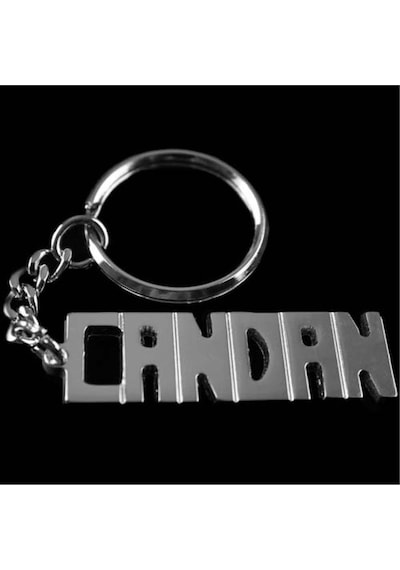 Candan İsimli Anahtarlık Gümüş