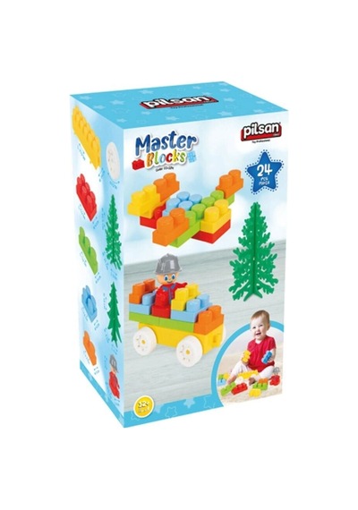 03 584-1010358401002 Aksesuarlı Master Bloklar 24 Parça