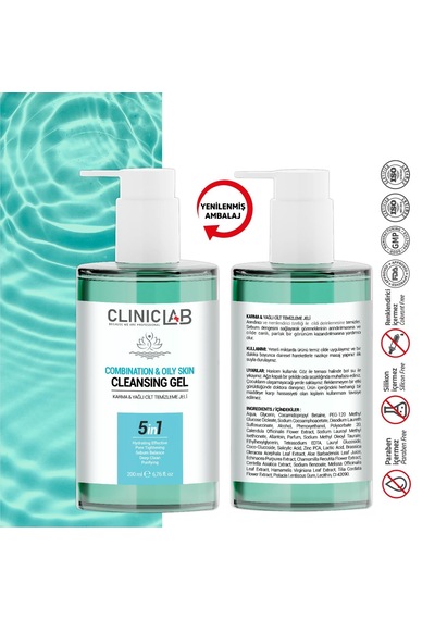 Yağlı Ve Karma Ciltler Için Yüz Temizleme Jeli 200 Ml