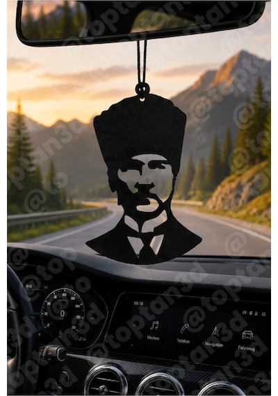 Mustafa Kemal Atatürk Ayna Süsü, Araba Süsü, Atatürk Dikiz Aynası Süsü - Eşe, Dosta, Sevgiliye Araba Hediyesi
