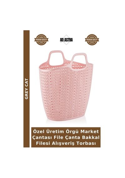 Özel Üretim Örgü Market Çantası File Çanta Bakkal Filesi Alışveriş Torbası Çok Renkli