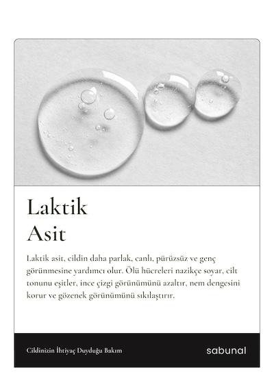 Laktik Asit Serumu 30 Ml - Cilt Yüzeyi Bakım Serumu