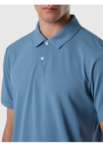 North Sails Kısa Kollu Pamuklu Erkek Polo Yaka T-shirt-33490 Açık Mavi