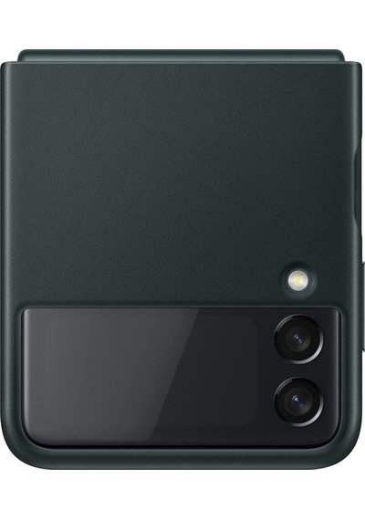 Samsung Uyumlu Galaxy Z Flip3 5G Deri Kilif Hakiki Deri Lether Cover Ef- 396479271