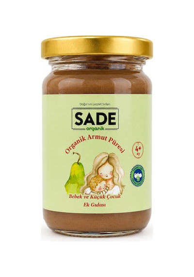 Sade Organik Armut Püresi 100 Gr. 100 ML
