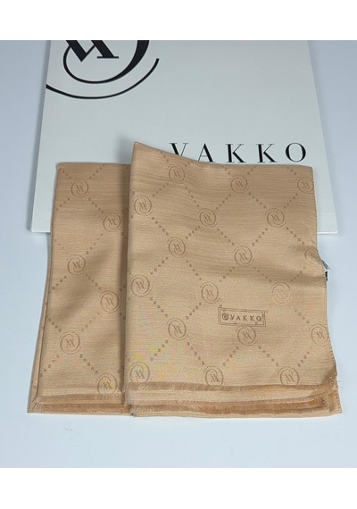 Pamuk İpek Şal - 68 X 200 - 6356 Somon