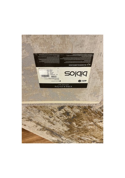 Bıblos 9301a 100x200 Bej Halı Gri