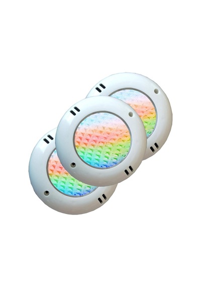 Tenda 8 Watt Smd Led Rgb 4 Kablolu Mini Sıva Üstü Havuz Lambası 3 Adet
