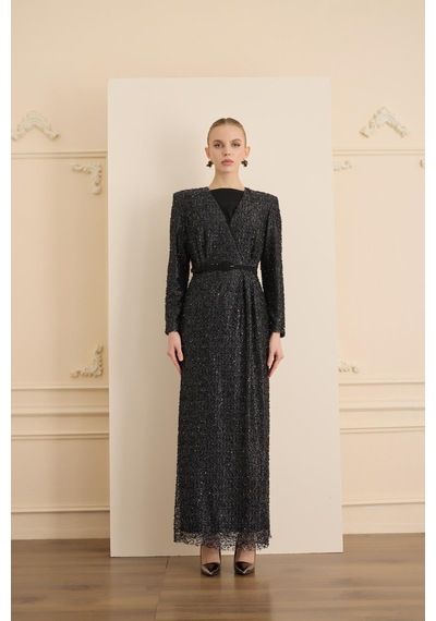 Senna Irene Dress Siyah Siyah