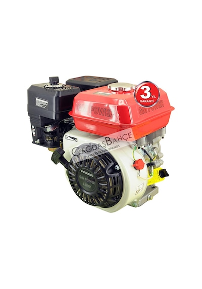 Goldmoto Gm200Ks Benzinli Motor 6.5 Hp İpli Krank Mili Kamalı