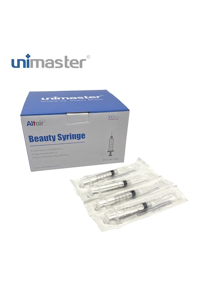Unimaster Luer Lock Şırınga 3 Ml 100 Adet