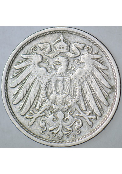 Almanya 10 Pfennıg 1901 D. Iı. Wilhelm Dönemi.